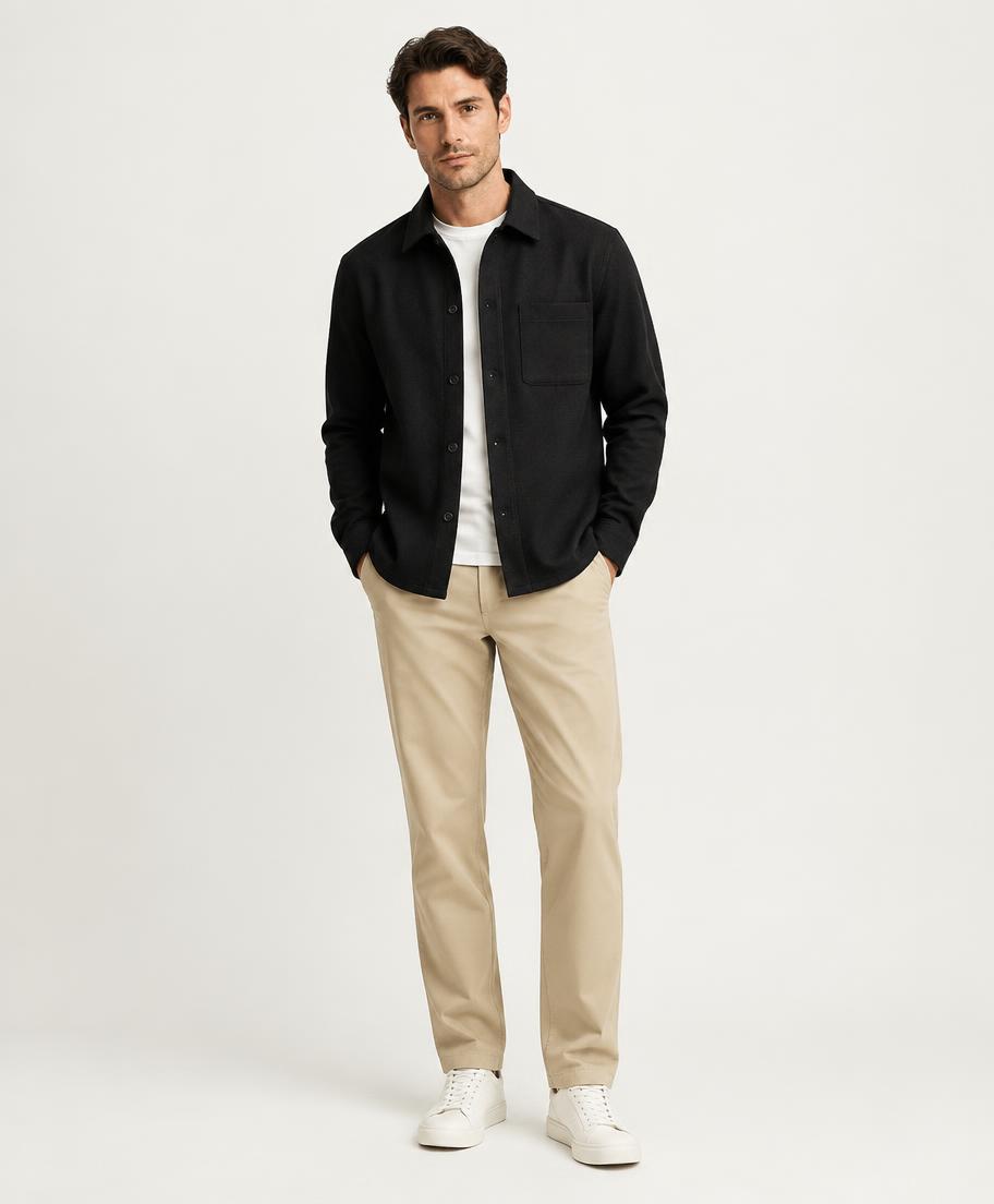 Camisa Masculina Preta Essential